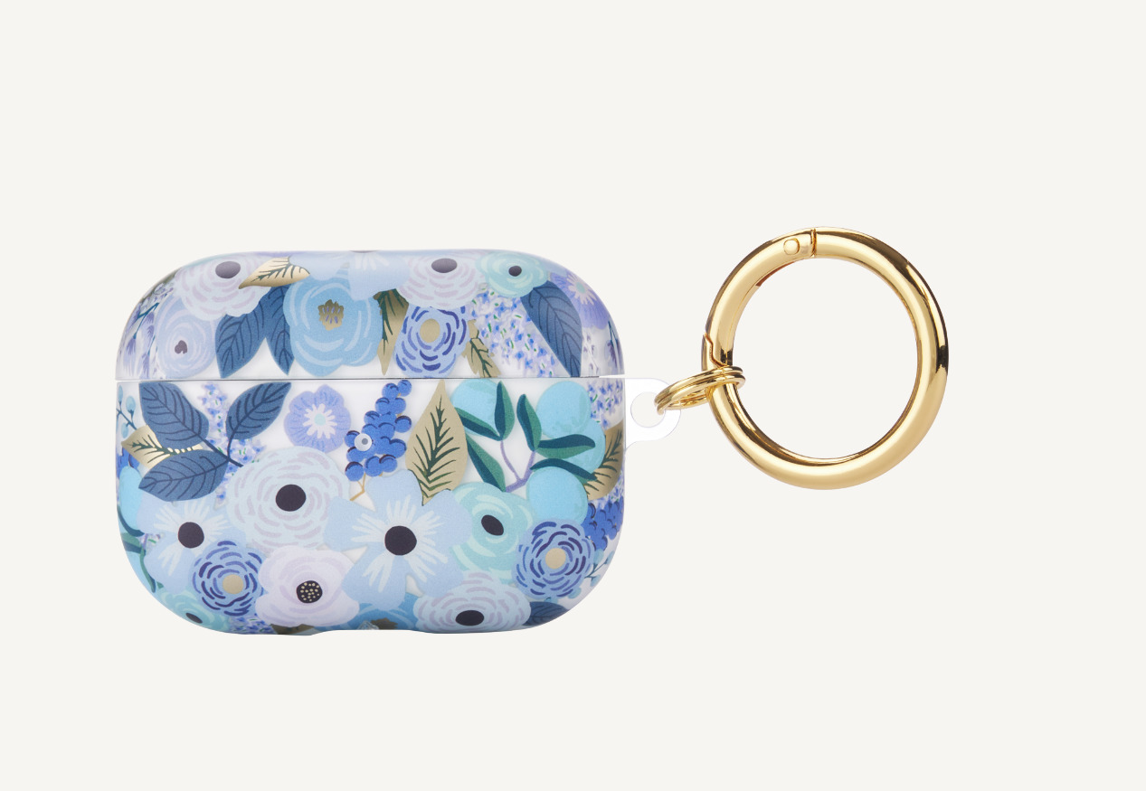 Rifle Paper Co AirPods Pro 2 Case Clear Garden Party Blue at Mighty