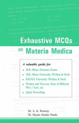 Exhaustive MCQs on Materia Medica by A.K. Routray image