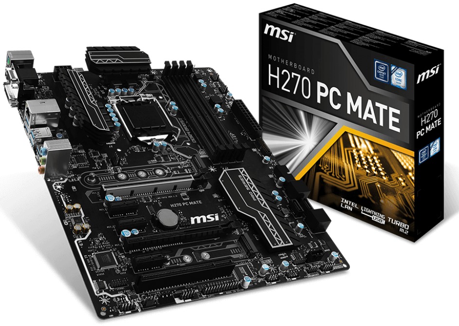 MSI H270 PC Mate Motherboard