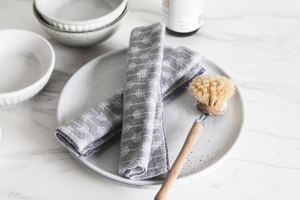 Sustainablah Unpaper Towels Reusable Kitchen Towels (Set of 3) at