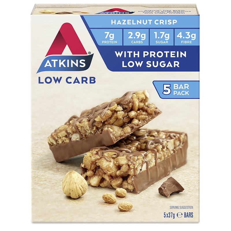 Atkins Day Break Bar - Chocolate Hazelnut Crisp (5 x 37g) image