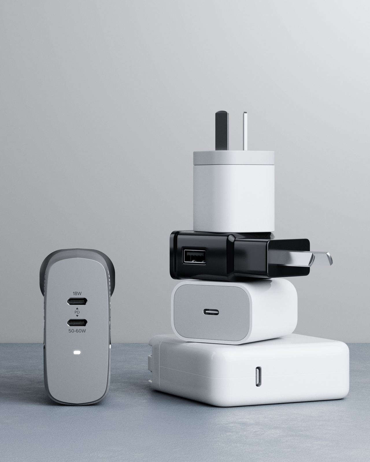 Alogic Rapid Power 68W 2 Port GaN Wall Charger | at Mighty Ape NZ