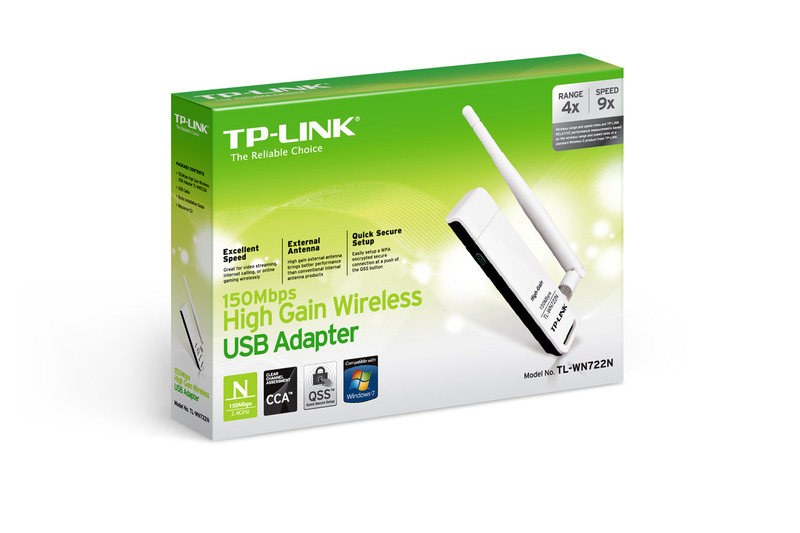 TP-Link TL-WN722N 150Mbps High Gain Wireless USB Adapter image
