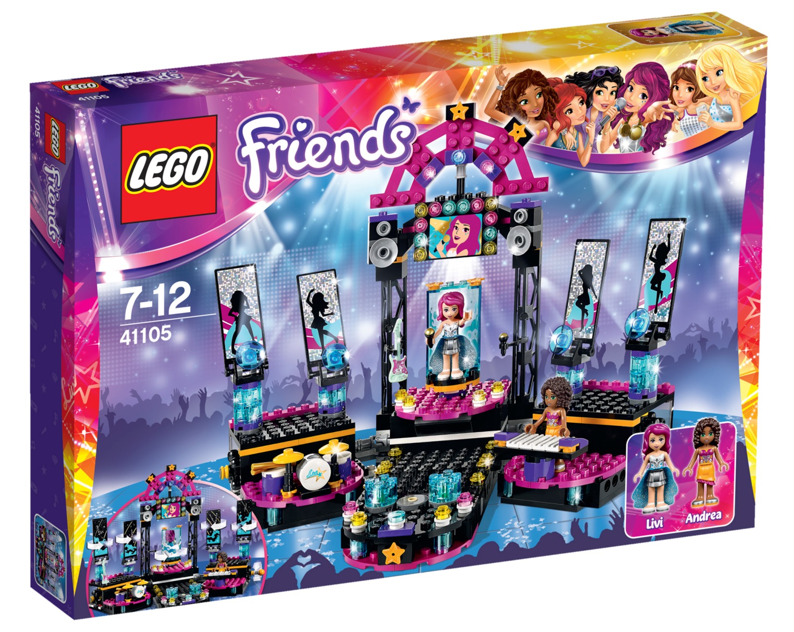 Buy LEGO Friends Pop Star Show Stage (41105) at Mighty Ape Australia
