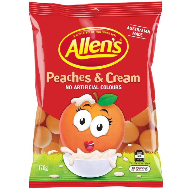 Allen's Peaches & Cream (170g)