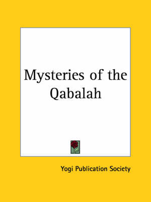 Mysteries of the Qabalah (1922) by Publication So Yogi Publication Society image