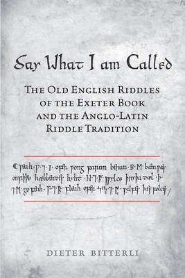 Say What I Am Called on Hardback by Dieter Bitterli