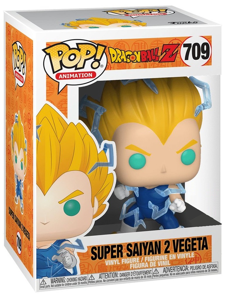 Dragon Ball Z – Vegeta (SS2) Pop! Vinyl Figure (with a chance for a Chase version!) image
