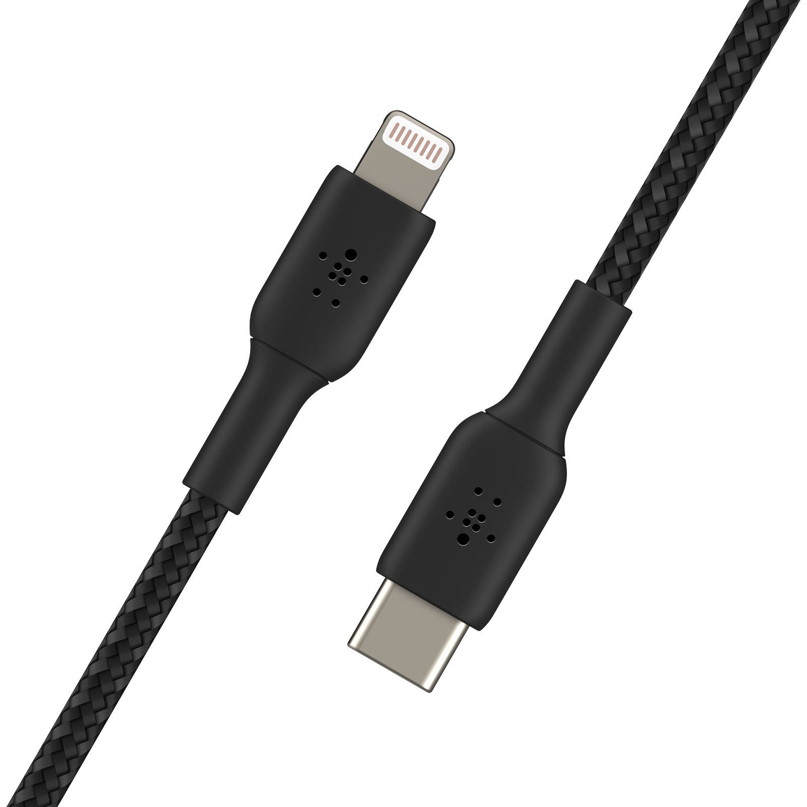 Belkin: Boost Up Charge USB-C To Lightning Braided Cable, 2m Black image