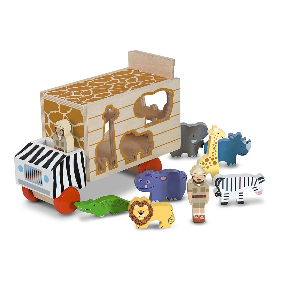 Melissa & Doug: Animal Rescue - Shape Sorting Truck image