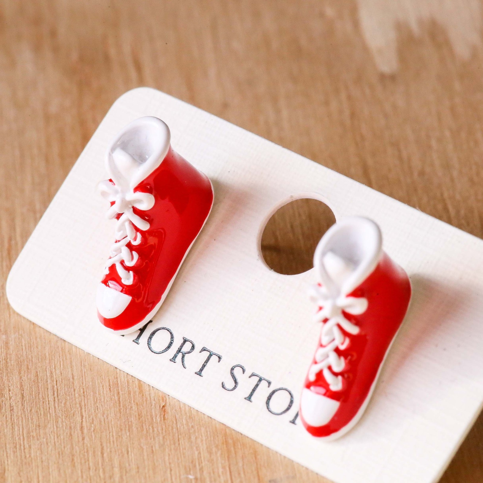 Short Story: Funky Play Earrings - Sneakers image