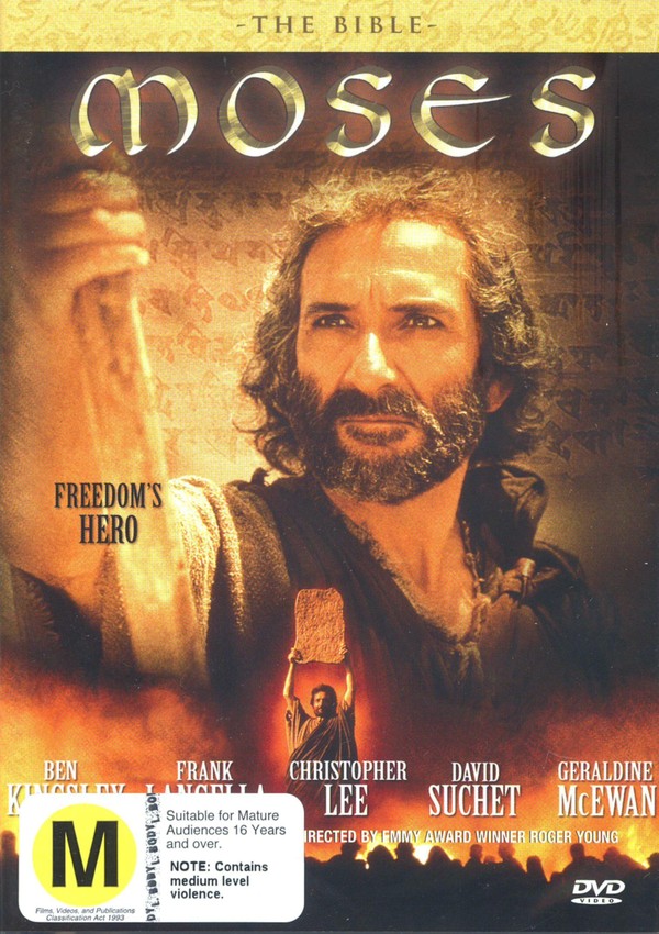 The Bible: Moses on DVD image
