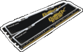 Crucial 2GB kit (1GBx2) Ballistix 184-pin  DIMM DDR PC4000  NON-ECC