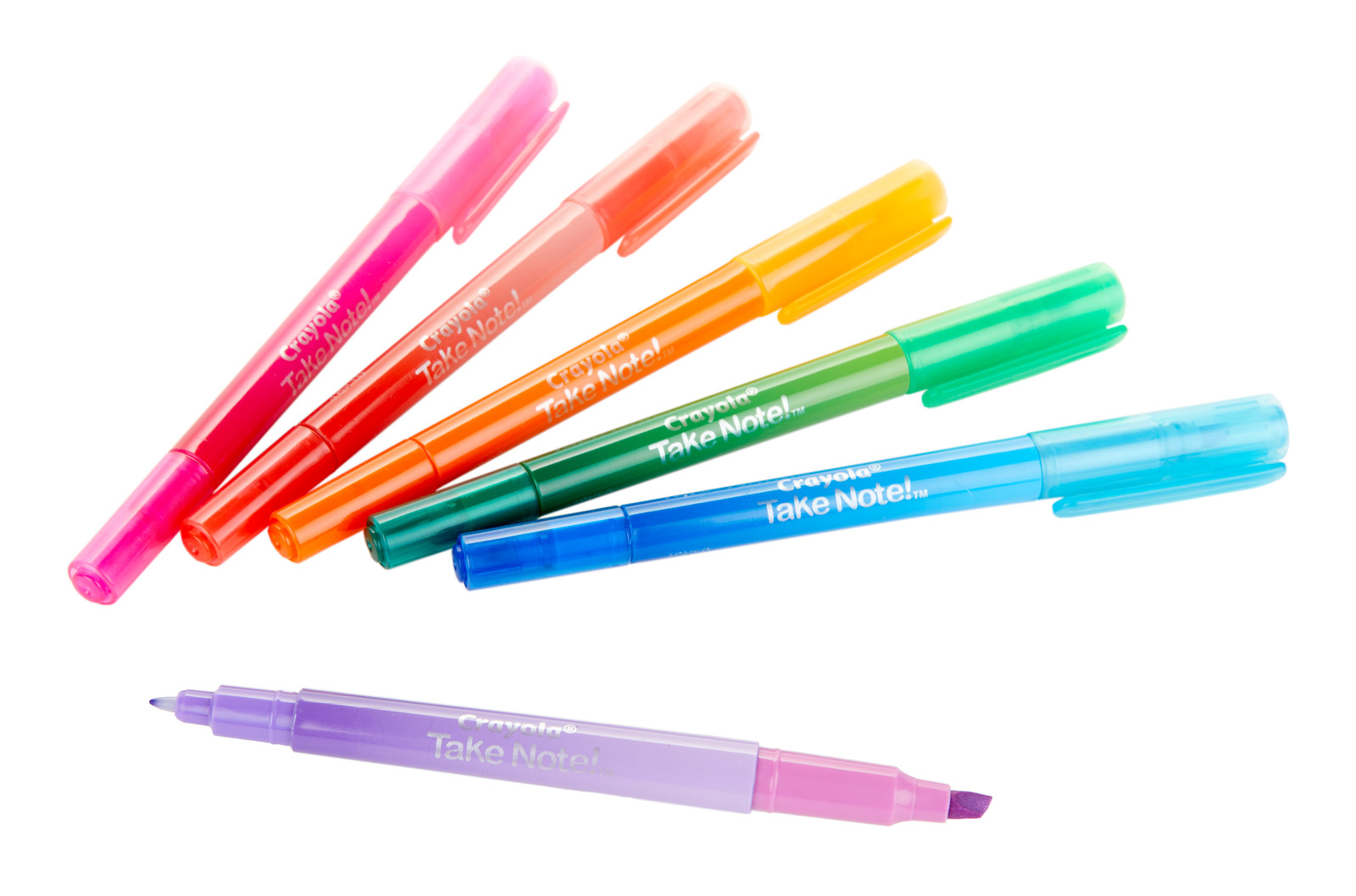 Crayola: Take Note - Dual-Ended Highlighter Pens (6 Pack)