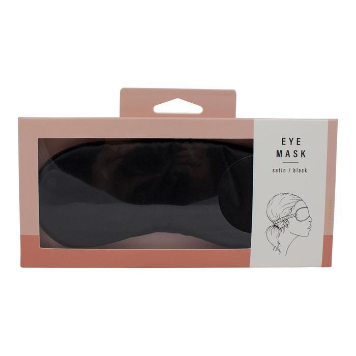 Simply Essential Satin Eye Mask Black at Mighty Ape NZ