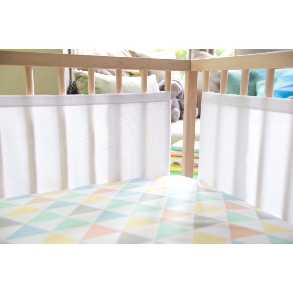 Buy Airwrap Mesh 4 Sides Cot Protector White at Mighty Ape NZ