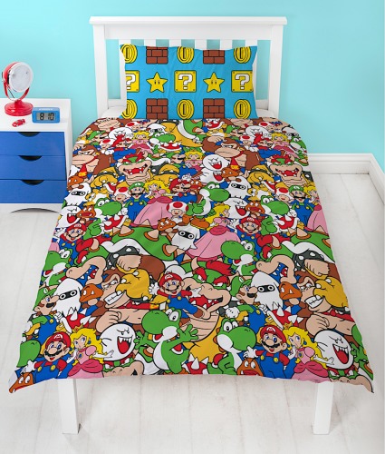 Mario Duvet Cover Set - Single