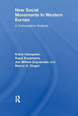 New Social Movements In Western Europe by Hanspeter Kriesi image