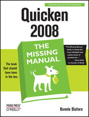 Quicken 2008 the Missing Manual by Bonnie Biafore image