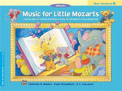 Music for Little Mozarts Music Workbook, Bk 3 by Christine H Barden image