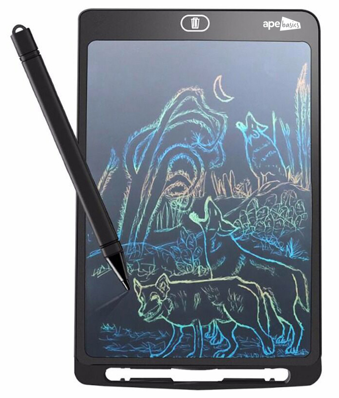 Ape Basics LED Kids Writing Education Tablet Black image