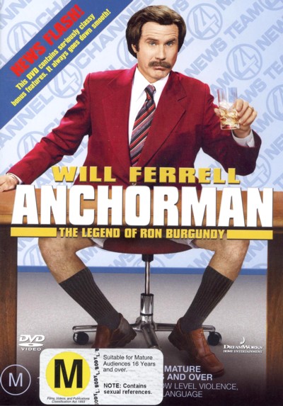 Anchorman - The Legend Of Ron Burgundy on DVD image