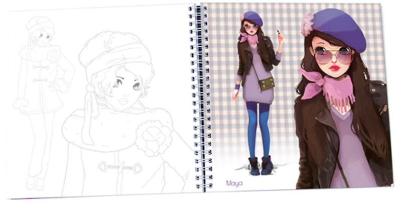 Miss Modeline Notebook - Winter Fashion