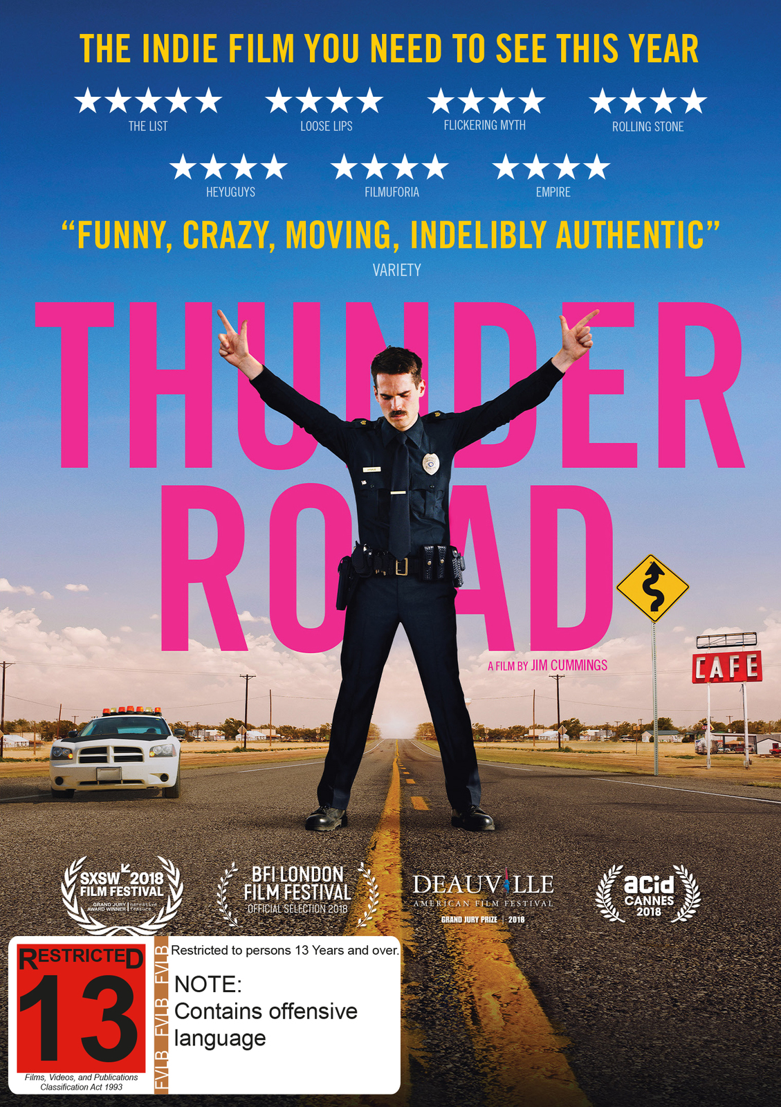 Thunder Road on DVD image