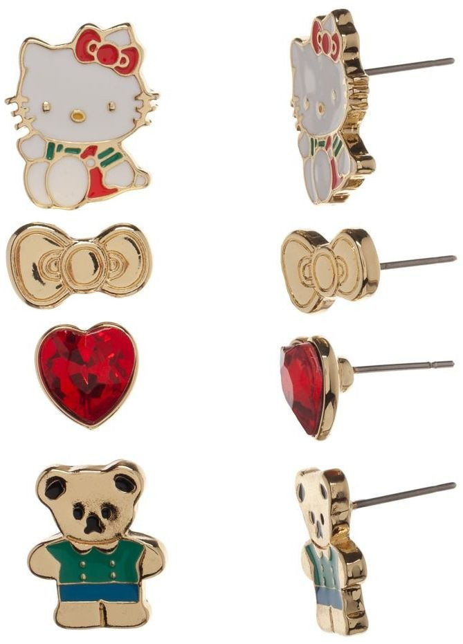 Hello Kitty - Earring Set (4-Pack)