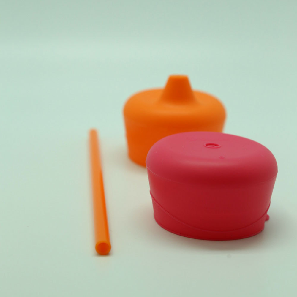 B.Box: Universal Silicone Lids - Strawberry Shake