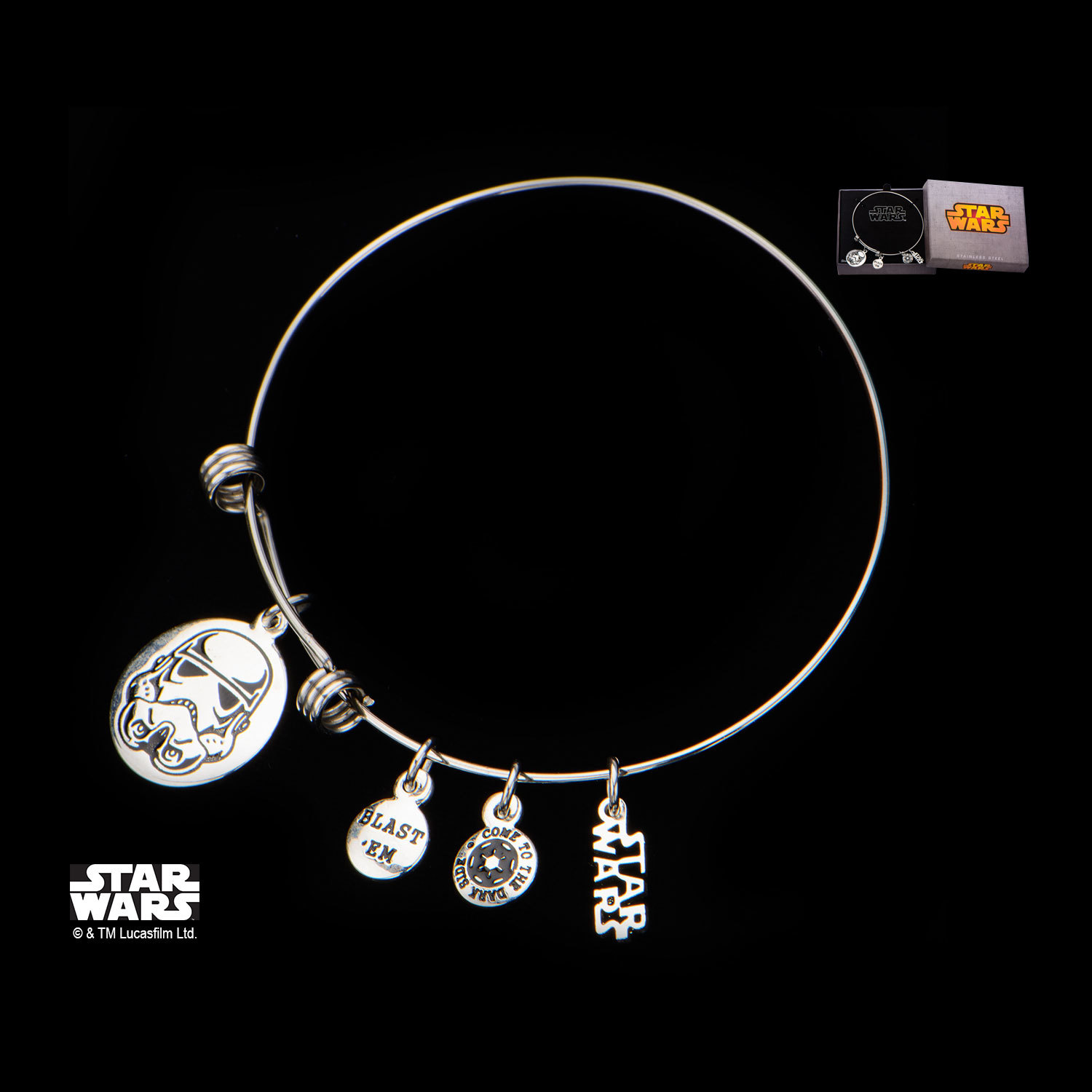 Star Wars Stormtrooper Stainless Steel Expandable Bracelet