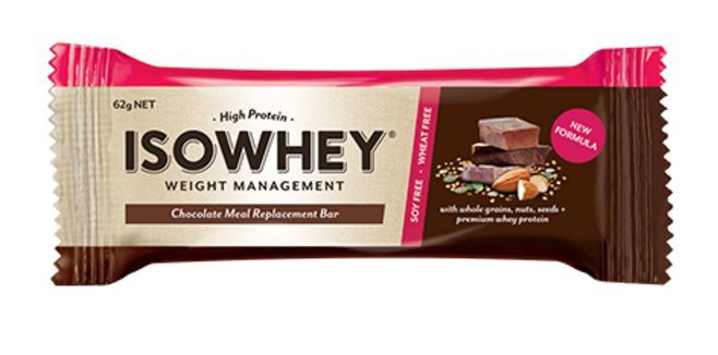 IsoWhey Meal Replacement Bar - Chocolate (12 x 62g)