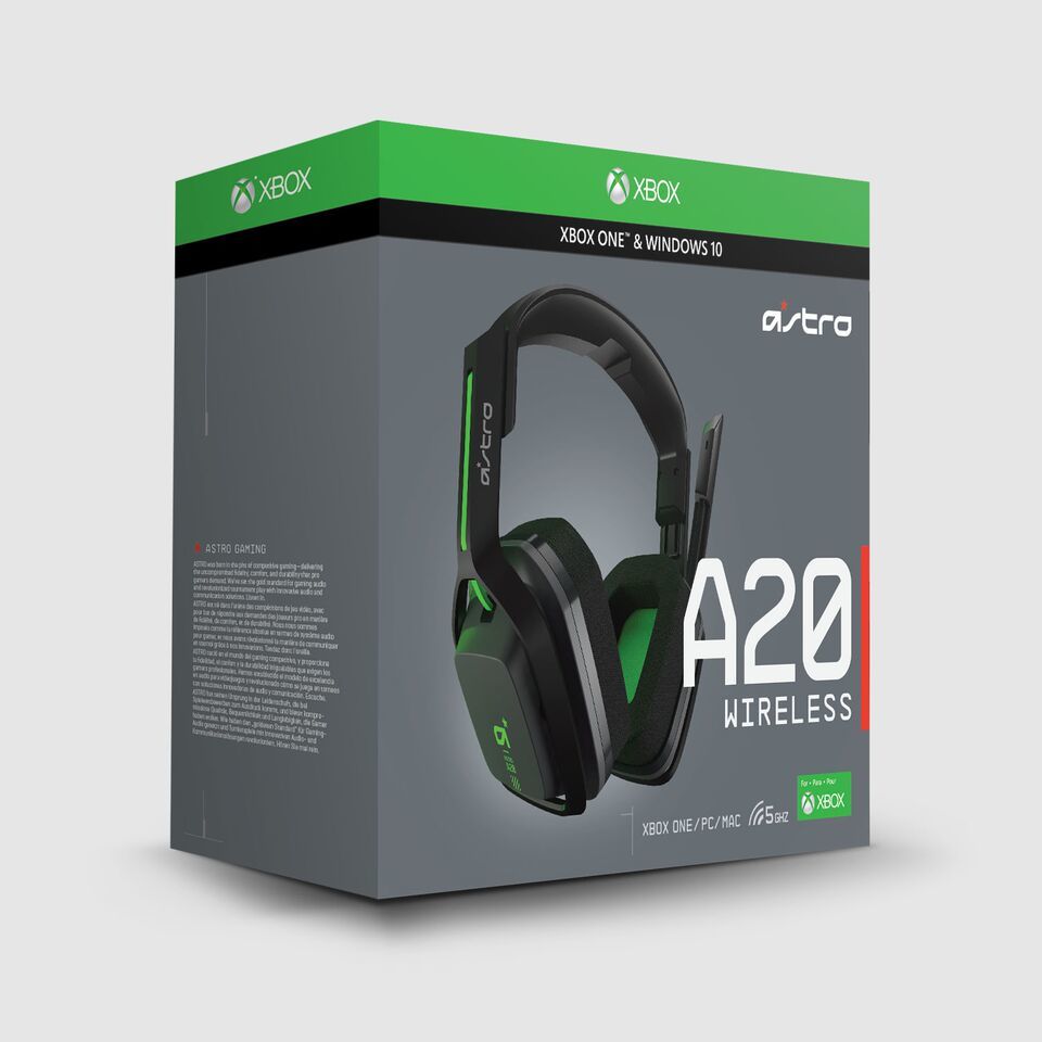 Astro A20 Wireless Gaming Headset (Xbox One & PC) on PC, Xbox One