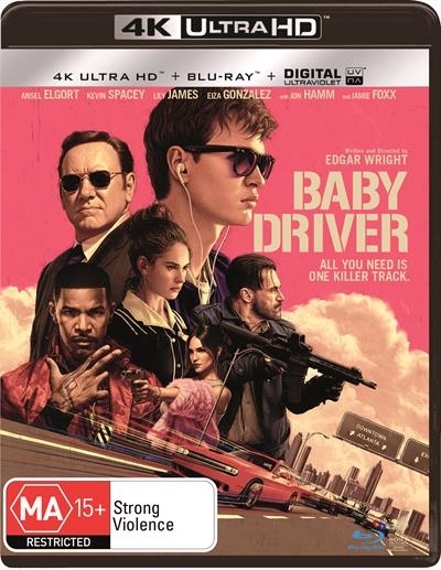 Baby Driver on Blu-ray, UHD Blu-ray image