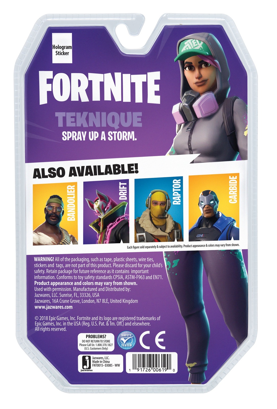 Fortnite: Teknique - 4" Action Figure