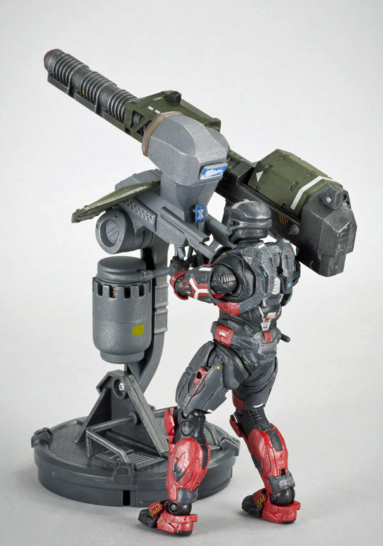 Halo Reach Vehicle Upgrade Pack - Warthog Gauss Cannon with Spartan