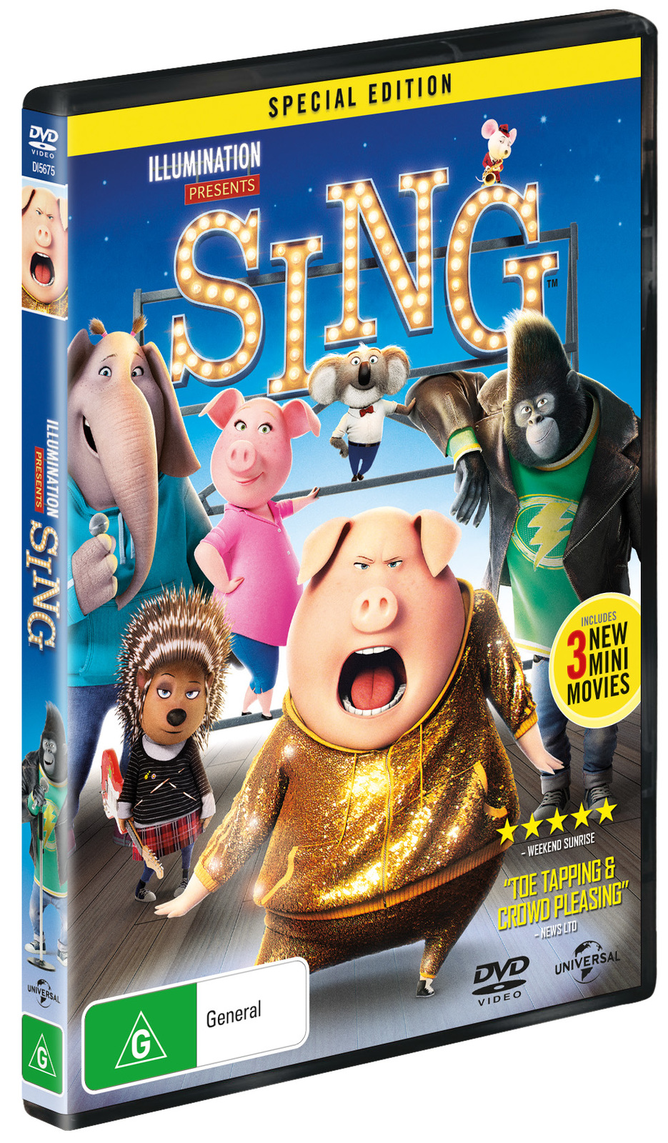 Sing on DVD image