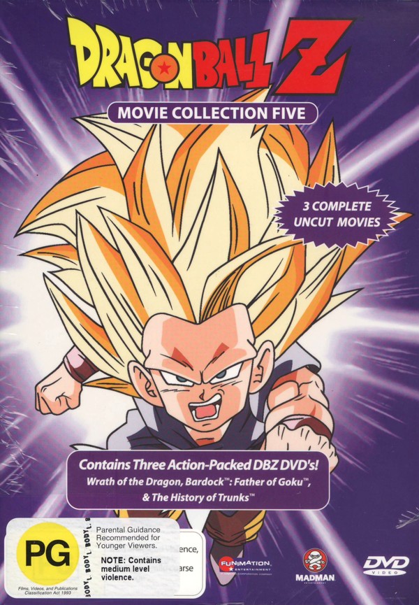 Dragon Ball Z Movie Collection 5 (Movie 13 + TV Specials) (3 Disc Box Set) on DVD image
