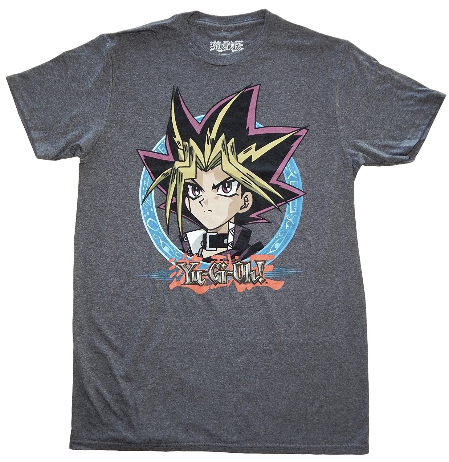 YuGiOh! Mens Grey TShirt Men's at Mighty Ape Australia