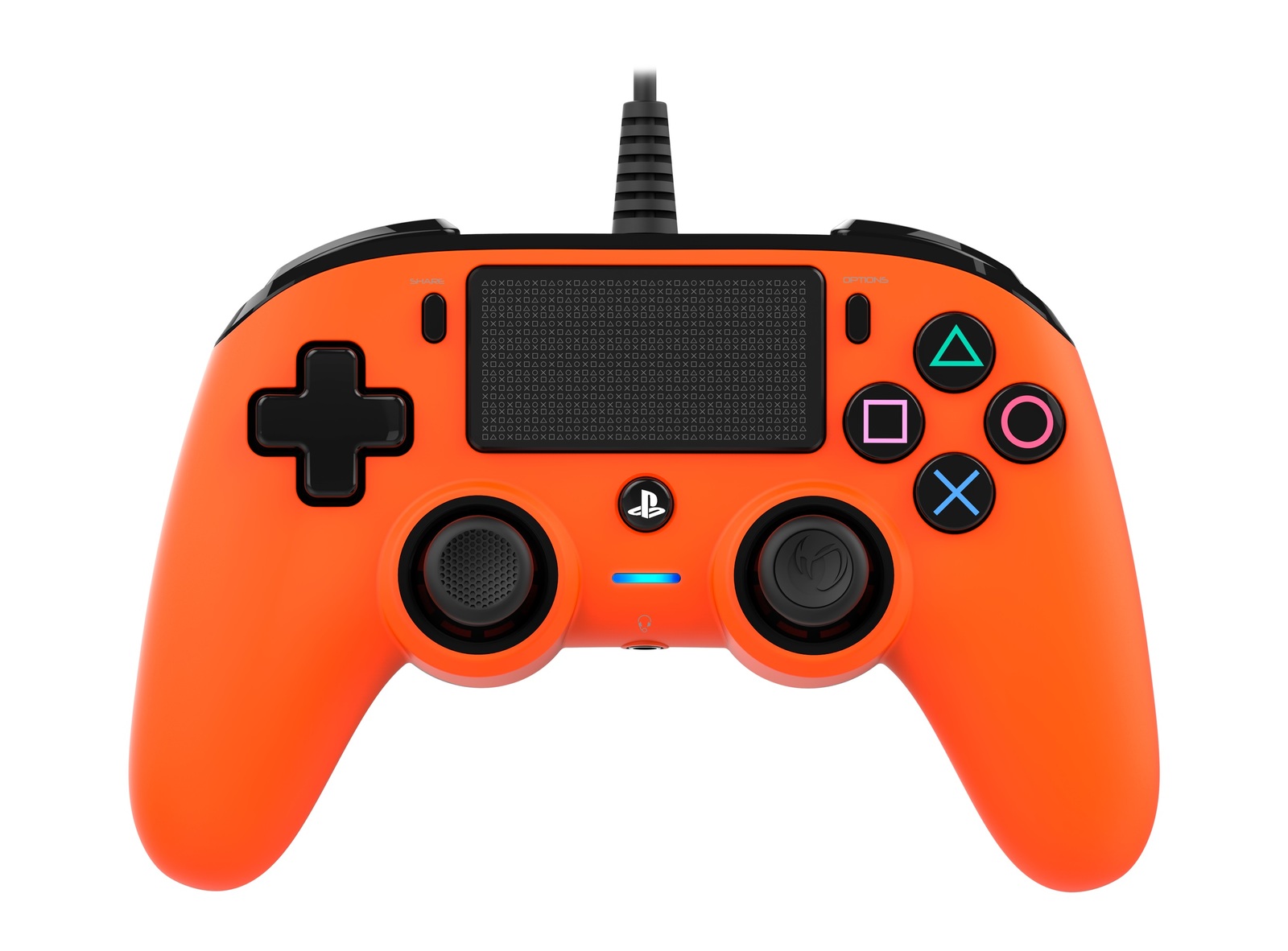 Nacon PS4 Wired Gaming Controller - Orange for PS4 image
