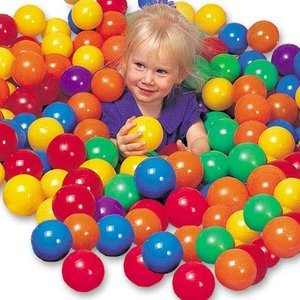 Intex: Fun Ballz - Large Plastic Ball Set (100 piece)