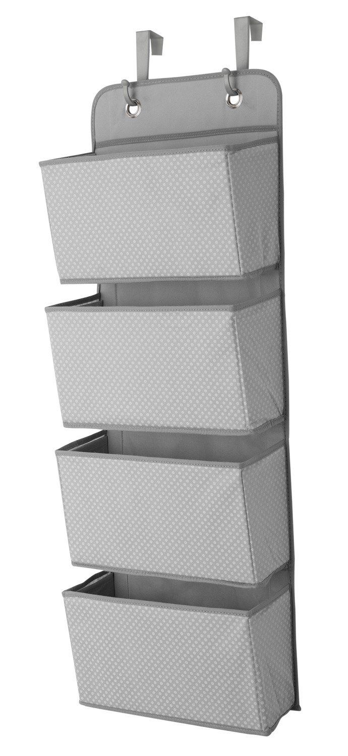 Soft Fabric Wall Mount/Over Door Hanging Storage Organizer (2 Pack) image