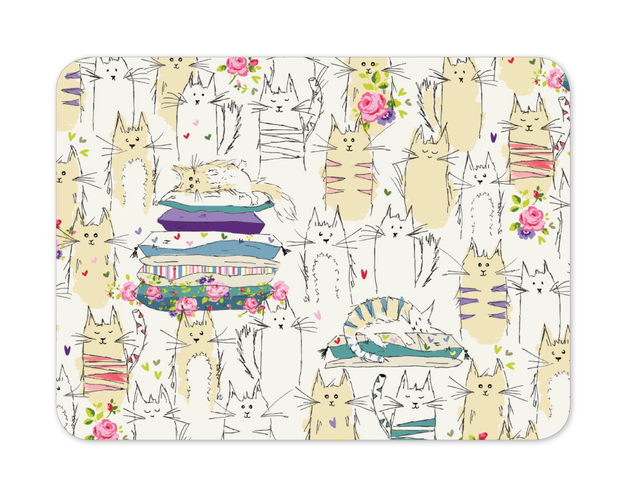 Cooksmart Top Cats Placemats Set of 4 at Mighty Ape NZ