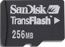 SanDisk TransFlash 256MB Memory SanDisk TransFlash 256MB Memory
