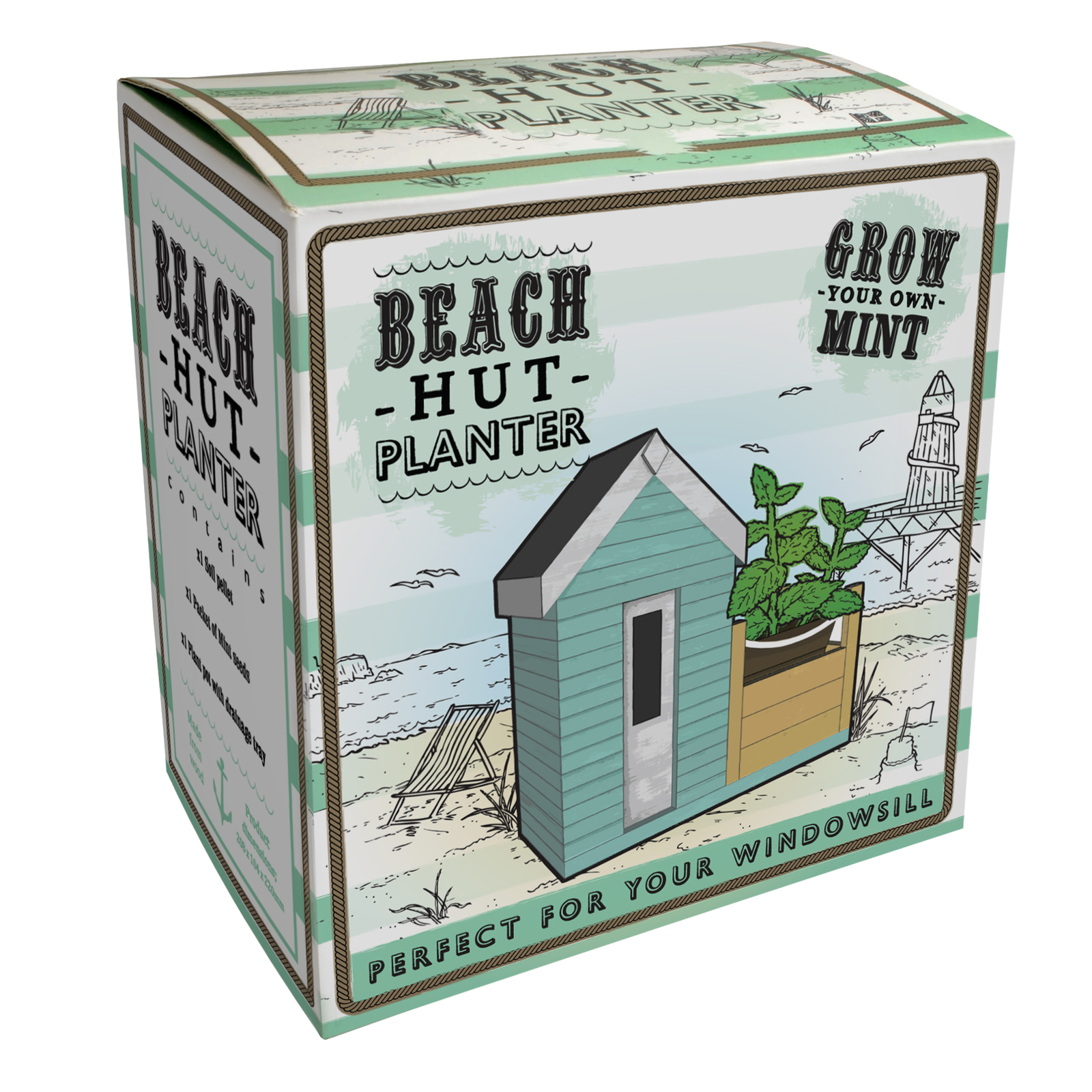 Beach Hut Planter Gift Set image