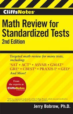 CliffsNotes Math Review for Standardized Tests by Jerry Bobrow image