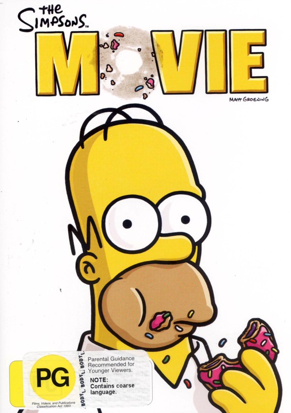 The Simpsons Movie on DVD image