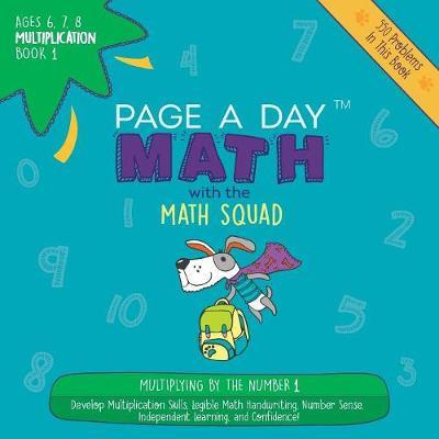 Page a Day Math Multiplication Book 1 by Janice Auerbach image