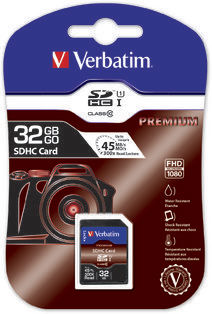 Verbatim SDHC Card 32GB (Class 10)