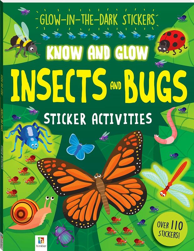Know and Glow Insects and Bugs Sticker Activities Hinkler Pty Ltd
